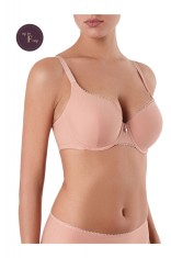 Sutien clasic cu cupe &icirc;ntărite si arcuri, Conte Weekend RB0002 - Cameo, 75E