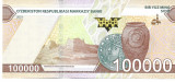 Uzbekistan bancnota 100000 So&#039;m 2021 UNC