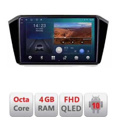 Navigatie VW Passat 2015- B-518 Android Ecran QLED octa core 4+64 carplay android auto KIT-518+EDT-E310V3 CarStore Technology foto