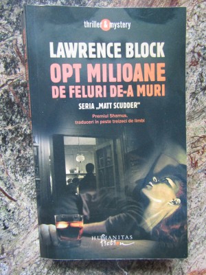 OPT MILIOANE DE FELURI DE- A MURI de LAWRENCE BLOCK , 2008 foto