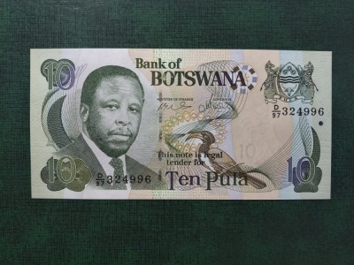 BOTSWANA 10 PULA UNC foto
