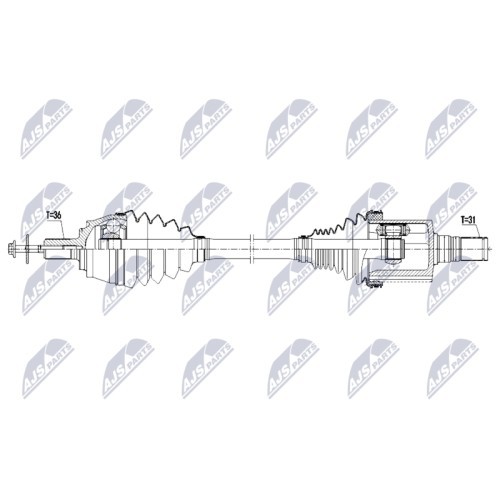 Planetara Volvo V40 D4, D4 Polestar, T5, T5 Drive-E Polestar 20, V40 Cross Country T4 Awd, T5 Awd 20, Fata, Stanga, CV Automata Tg-81sc, 31325691