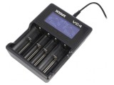 &Icirc;ncărcător VC4 cu Microprocesor Li-Ion/Ni-MH 1A pentru 4 Celule