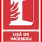 Placuta pentru usa de incendiu fire door
