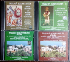 4CD: MUZICA BIZANTINA I - IV (FORMATIA PSALMODIA) [ELECTRECORD 1999-2002] foto