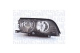 Far Bmw Seria 3 (E46), Sedan/Combi, 06.1998-09.2001, model: Combi, Sedan, montare fata, stanga, D2S+H7; electric; reflector negru; cu bec xenon; cu b, Magneti Marelli