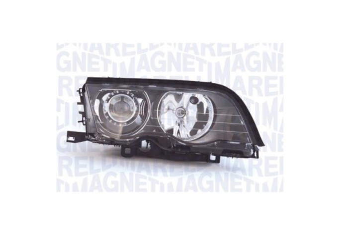 Far Bmw Seria 3 (E46), Sedan/Combi, 06.1998-09.2001, model: Combi, Sedan, montare fata, stanga, D2S+H7; electric; reflector negru; cu bec xenon; cu b