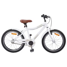 vidaXL Bicicletă pentru Copii 20 Inci pentru 6-11 ani alb 42009556