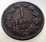 F.135 AUSTRIA 1 KREUZER 1859 E