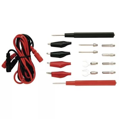Set tester multimetru 0.95m negru rosu 1A max 30V 60V interschimbabile Emos S4001N foto