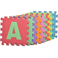 Covor puzzle din spuma MalPlay 10 piese 29 x 29 cm