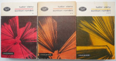 Scriitori romani (3 volume) &amp;ndash; Tudor Vianu foto