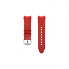 Curea smartwatch Samsung Hybrid Leather Band 20mm S/M Red foto