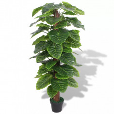 Plantă Artificială Taro Cu Ghiveci 145 cm Verde 244433