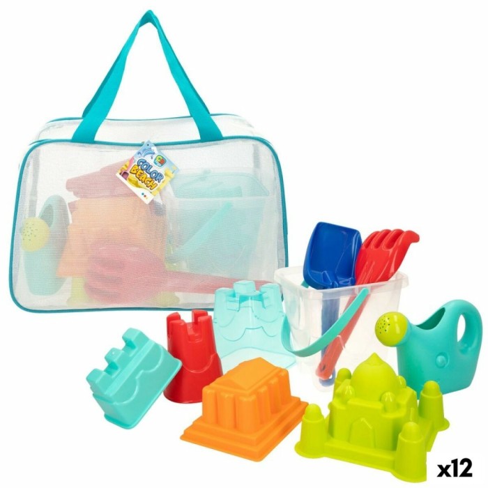 Set de jucării de plajă Colorbaby polipropilenă (12 Unități)