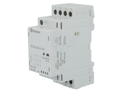 Contactor 4-poli 25A 24V foto