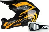 Cumpara ieftin Casca Moto Atv Cross Enduro Downhill + Ochelari 100% ,marimi disponibile XS,S,M si L