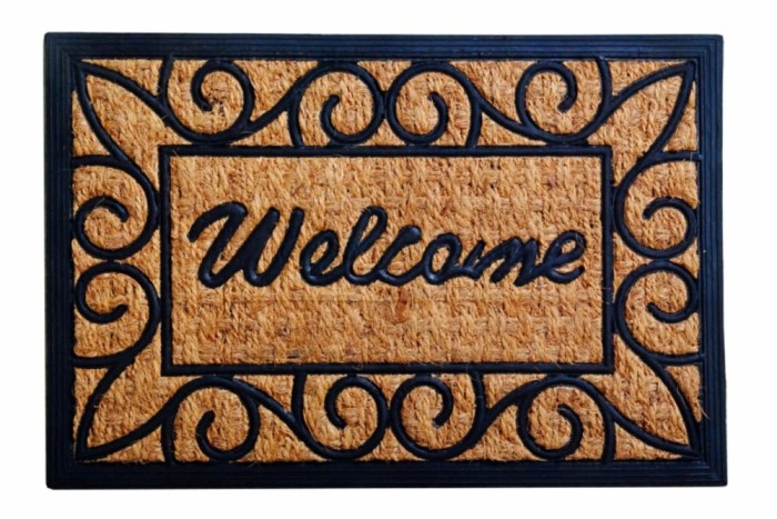 COVORAS INTRARE ANTIDERAPANT 60X40CM,CAUCIUC+NUCA.COCOS, GREG, VANORA HOME