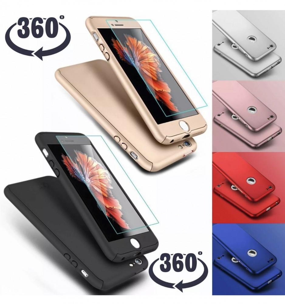 Bumper / Husa protectie 360° fata + spate iPhone 6 / 6s / 6 plus / 6s plus,  iPhone 7/8 Plus, Plastic, Carcasa | Okazii.ro