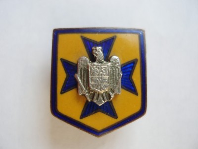 ROMANIA - INSIGNA STRAJA TARII, FORMAT MIC , 1937 , CAROL II , IM1.198 foto