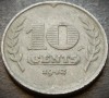 Moneda istorica 10 CENTS - OLANDA, anul 1942 *cod 3540 C = excelenta, Europa, Zinc