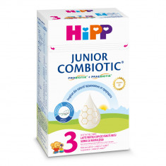 Lapte praf formula de crestere Junior Combiotic 3, 1an+, 500g, Hipp