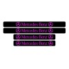 Set 4 Protectii Praguri Auto Autoadezive Roz Mercedes Benz