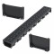 vidaXL Canal de drenaj, 1 m, plastic 142882
