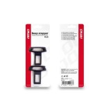 Suport numar inmatriculare din INOX negru mat, LPF 003, Amio