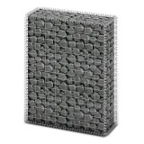 Gossi cos gabion cu capace, sarma galvanizata, 100 x 80 x 30 cm