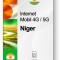 eSIM Internet Niger, valabil 7 zile, trafic Nelimitat