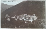 Carte Postala Sinaia, Hotel Caraiman, Alb-Negru, Necirculata, Colectie