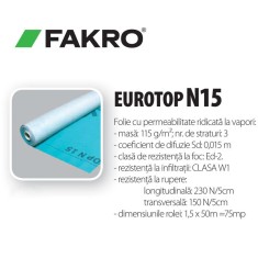 Folie anticondens Fakro Eurotop N15