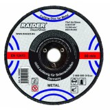 Disc pentru taiat metal Raider 115x1.0x22.2 mm, pentru otel si profile