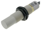 Senzor capacitiv OMRON M18, rază 0-8mm, NPN NO, 10-30V DC, IP66, cablu 2m, ABS