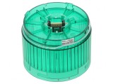Semnalizator LED Verde 24VDC IP65 &Oslash;70x50mm