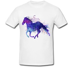 Tricou &amp;quot; Horse watercolor painting &amp;quot; foto