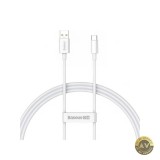 Cablu Date si Incarcare USB-A - USB-C Baseus Superior Series 65W 1m Alb CAYS000902
