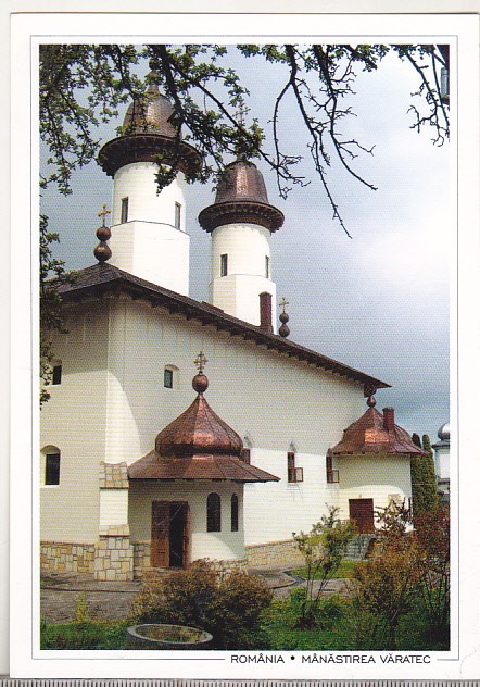 bnk cp Manastirea Varatec - Vedere - necirculata