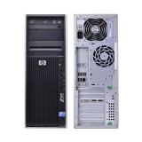 Hp z400 work station xeon w3520 16gb ddr3 ssd 120gb 500gb video 1gb hdmi