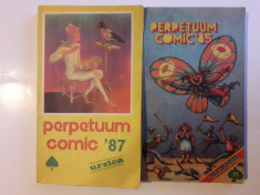 Lot 2 Almanahuri Perpetuum Comic 1985 + 1987 / C3P foto