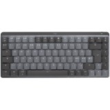 Tastatura Wireless Logitech MX Mechanical Perfomance Mini for Mac, Iluminata, Silentioasa, USB, BT, US INT, Space Grey