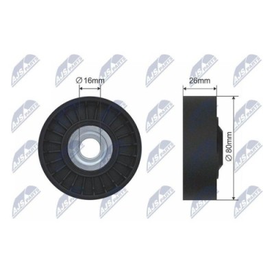 Rola intinzator curea transmisie Mercedes Sprinter 3, 5-T B906, Sprinter 3-T B906, Sprinter 4, 6-T B906, Sprinter 5-T B906 1.8-3.0d 06.2006-, 500180 foto