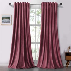 Draperie soft cu rejansa transparenta cu ate pentru galerie, Super, 150x210 cm, densitate 200 g/mp, Roz