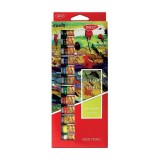 Tempera Ulei Daco, 12 Culori x 12ml, Acuarele Profesionale, Pigmenti Calitate, Non-Toxic