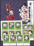 Sierra Leone 1997 Disney Craciun MI 29269-2941 serie + kleib.+ 2 bl. MNH