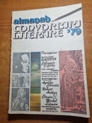 almanah convorbiri literare - din anul 1979 - orasul iasi foto