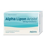 Supliment alimentar Aristo Alpha Lipon Acid alfa-lipoic 600 mg, 60 tablete