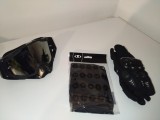 Ochelari+manusi+cagula,produse noi, pentru ATV, Cross, Enduro sau moto .LIVRARE GRATUITA
