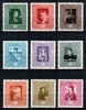 Liechtenstein 1949, Mi #268-276**, Reproduceri de arta, pictura, picturi, tablouri, MNH, cota 85,- &euro;!, Nestampilat